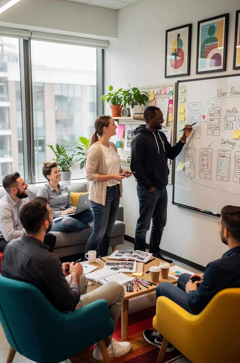 Visual depiction of diverse user personas in design