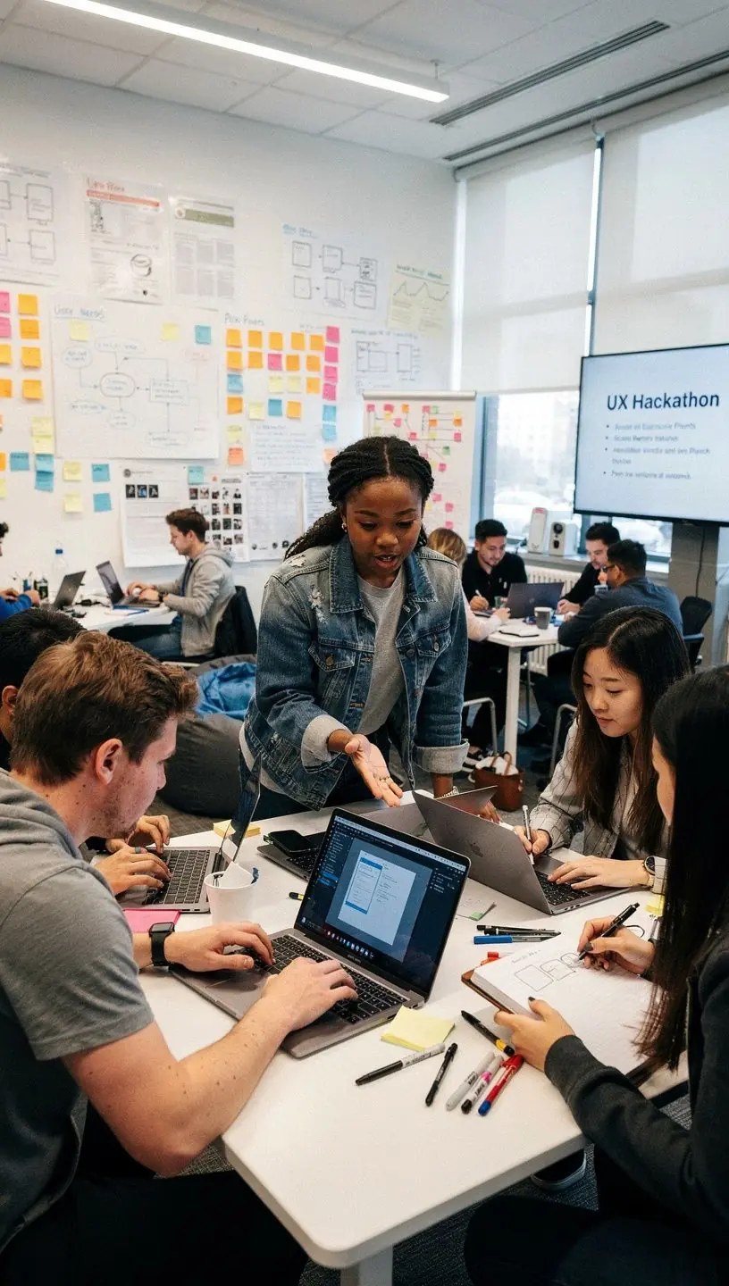 Visual hierarchy impacting user attention in design