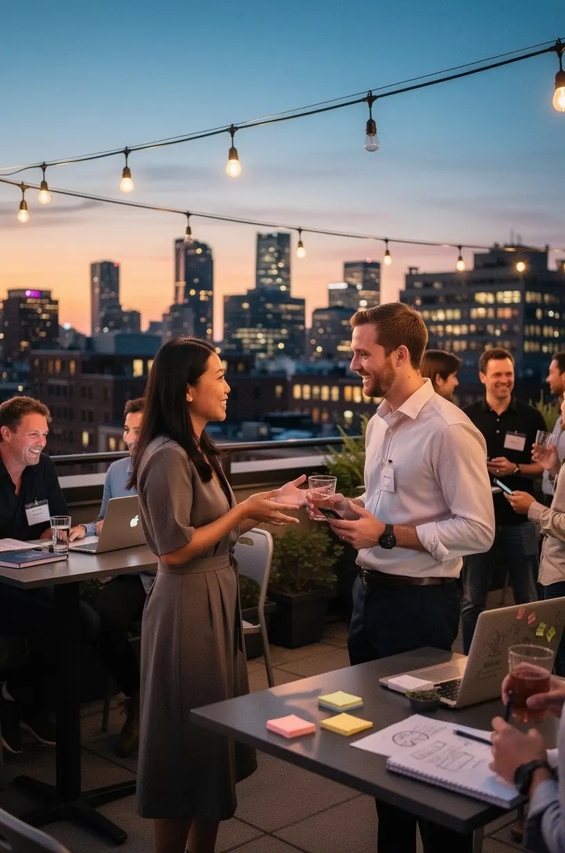 Modern office environment